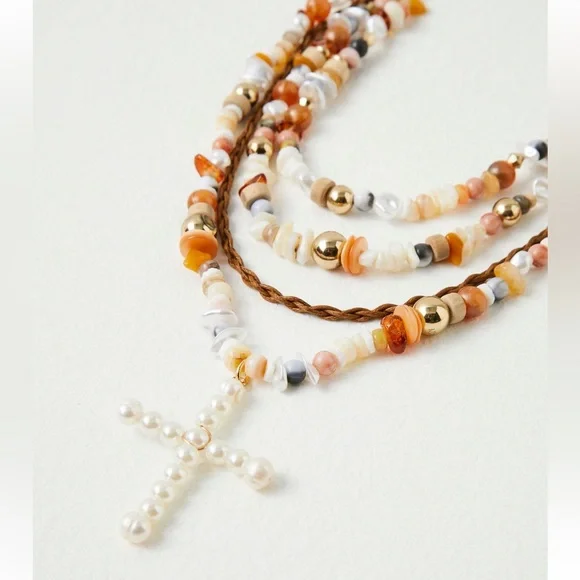Free People Multicolor Beaded Necklace Set - Picture 3 of 6